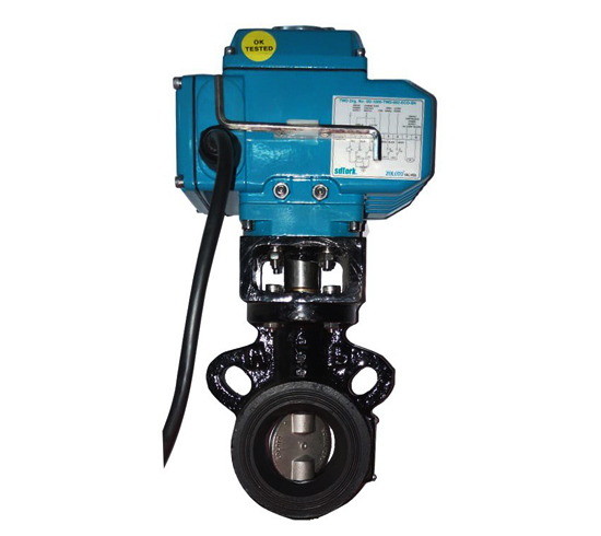 Butterfly-Valve-Wafer-Type-PN-1.0-with-Electrical-Actuator