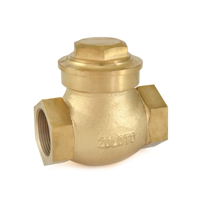 zoloto-Bronze Horizontal Check Valve No.9 (Screwed)