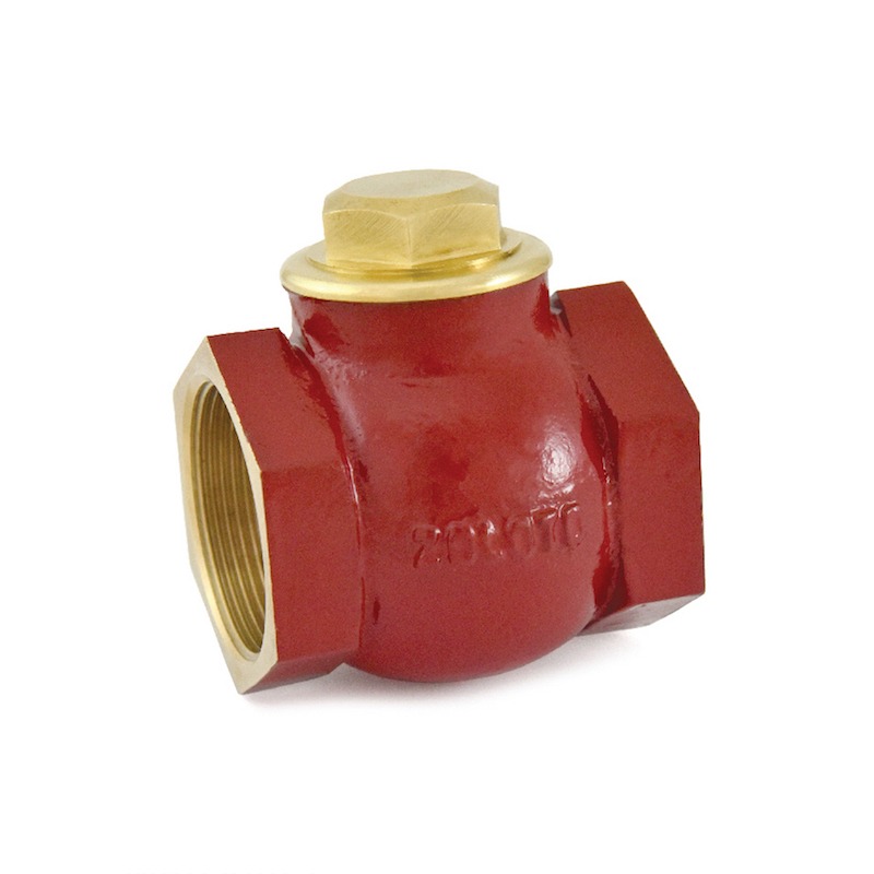 zoloto-Bronze Horizontal Check Valve (Screwed)