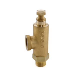 zoloto Bronze Spring Loaded Safety Relief Valve, Enclosed Discharge (Screwed)