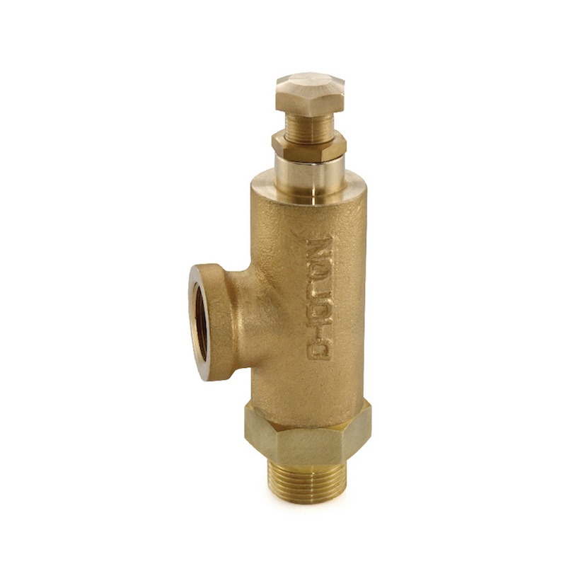 zoloto Bronze Spring Loaded Safety Relief Valve, Enclosed Discharge (Screwed)