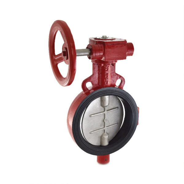 zoloto Butterfly Valve (Wafer Type), PN 2.5 with S.S 304 Disc - Gear Operated